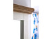 Wandspiegel >Gesine< in Akazie struckturweiß aus Massivholz - 59x145x5cm (BxHxT)