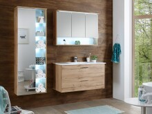 Waschtisch-Set >Bella< in Wildeiche - 99x53x45cm (BxHxT)