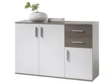 Kommode >Freida< in Weiß - 120x82x35cm (BxHxT)
