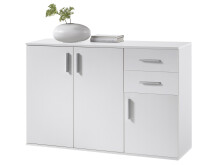 Kommode >Freida< in Weiß - 120x82x35cm (BxHxT)