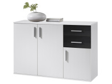 Kommode >Freida< in Weiß - 120x82x35cm (BxHxT)
