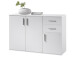 Kommode >Freida< in Weiß - 120x82x35cm (BxHxT)