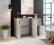 Kommode >Freida< (B/H/T 120 x 82 x 35 cm) in Sonoma-dunkel - 120x82x35cm (BxHxT)