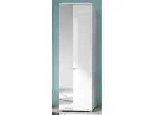 Garderobenschrank >Suzette< in Weiß aus MDF -...