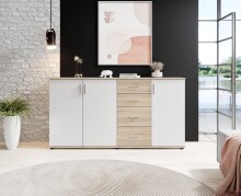Kommode >Freida< in Sonoma-hell - 160x82x35cm (BxHxT)
