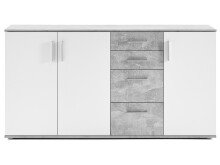 Kommode >Freida< (B/H/T 160 x 82 x 35 cm) in Beton - 160x82x35cm (BxHxT)