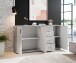 Kommode >Freida< (B/H/T 160 x 82 x 35 cm) in Beton - 160x82x35cm (BxHxT)