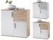 Kommode >Freida< in Weiß - 80x82x35cm (BxHxT)