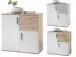 Kommode >Freida< in Weiß - 80x82x35cm (BxHxT)