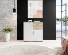 Kommode >Freida< in Sonoma-hell - 80x82x35cm (BxHxT)