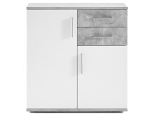 Kommode >Freida< (B/H/T 80 x 82 x 35 cm) in Beton - 80x82x35cm (BxHxT)