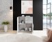 Kommode >Freida< (B/H/T 80 x 82 x 35 cm) in Beton - 80x82x35cm (BxHxT)