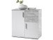 Kommode >Freida< (B/H/T 80 x 82 x 35 cm) in Beton - 80x82x35cm (BxHxT)