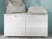 Garderoben-Set >Suzette< in Weiß aus MDF - 230x198x40cm (BxHxT)
