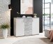 Kommode >Freida< (B/H/T 120 x 82 x 35 cm) in Beton - 120x82x35cm (BxHxT)