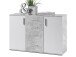 Kommode >Freida< (B/H/T 120 x 82 x 35 cm) in Beton - 120x82x35cm (BxHxT)