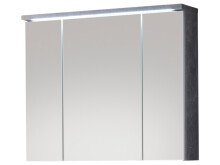Spiegelschrank >Peter< in Beton aus MDF - 80x69x20cm (BxHxT)