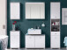 Spiegelschrank >Peter< in Beton aus MDF - 80x69x20cm (BxHxT)