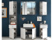 Spiegelschrank >Peter< in Beton aus MDF - 80x69x20cm (BxHxT)