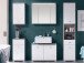 Spiegelschrank >Peter< in Beton aus MDF - 80x69x20cm (BxHxT)