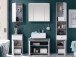 Spiegelschrank >Peter< in Beton aus MDF - 80x69x20cm (BxHxT)