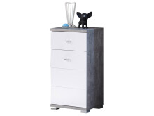 Unterschrank >Peter< in Beton aus MDF - 38x73x30cm (BxHxT)