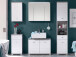 Unterschrank >Peter< in Beton aus MDF - 38x73x30cm (BxHxT)