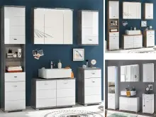 Badezimmer-Set >Peter< aus MDF - 176x190x30cm (BxHxT)
