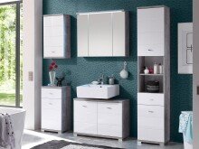 Badezimmer-Set >Peter< in Beton aus MDF - 176x190x30cm (BxHxT)