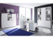 Regal >Suzette< in Weiß aus MDF - 50x145x35cm (BxHxT)