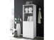 Regal >Suzette< in Weiß aus MDF - 50x145x35cm (BxHxT)