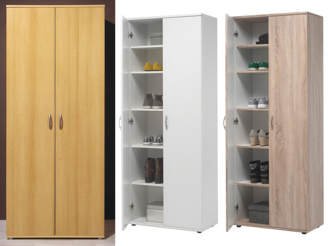 Schuhschrank >Nolana< - 70x176x34cm (BxHxT)