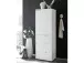 Aktenschrank >Suzette< in Weiß aus MDF - 50x145x35cm (BxHxT)