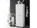 Aktenschrank >Suzette< in Weiß aus MDF - 50x145x35cm (BxHxT)