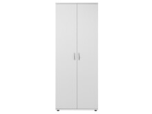 Schuhschrank >Nolana< in Weiß - 70x176x34cm (BxHxT)