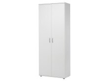 Schuhschrank >Nolana< in Weiß - 70x176x34cm (BxHxT)