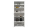 Schuhschrank >Nolana< in Weiß - 70x176x34cm (BxHxT)
