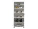 Schuhschrank >Nolana< in Weiß - 70x176x34cm (BxHxT)