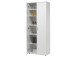 Schuhschrank >Nolana< in Weiß - 70x176x34cm (BxHxT)