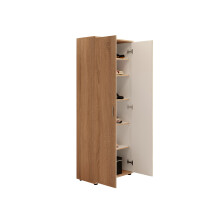 Schuhschrank >Nolana< in Sonoma-Eiche - 70x176x34cm (BxHxT)