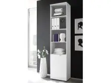 Regal >Suzette< in Weiß aus MDF - 50x216x35cm...