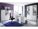 Regal >Suzette< in Weiß aus MDF - 50x216x35cm (BxHxT)