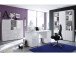 Regal >Suzette< in Weiß aus MDF - 50x216x35cm (BxHxT)