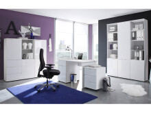 Rollcontainer >Suzette< in Weiß - 40x60x45cm (BxHxT)