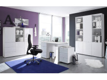 Büro-Set >Suzette< (3-teilig) in Weiß...