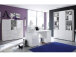 Büro-Set >Suzette< (3-teilig) in Weiß aus MDF - 150x216x35cm (BxHxT)