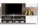 Wohnwand >Kenton< in Weiß - 230x185x38cm (BxHxT)