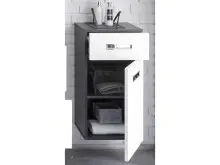 Unterschrank >Brooklyn< in Grau aus MDF -...