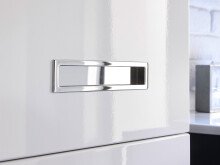 Unterschrank >Brooklyn< in Grau aus MDF - 38x72x31cm (BxHxT)
