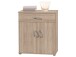 Kommode >Lissy< in Sonoma-Eiche aus Kunststoff - 60x70x30cm (BxHxT)